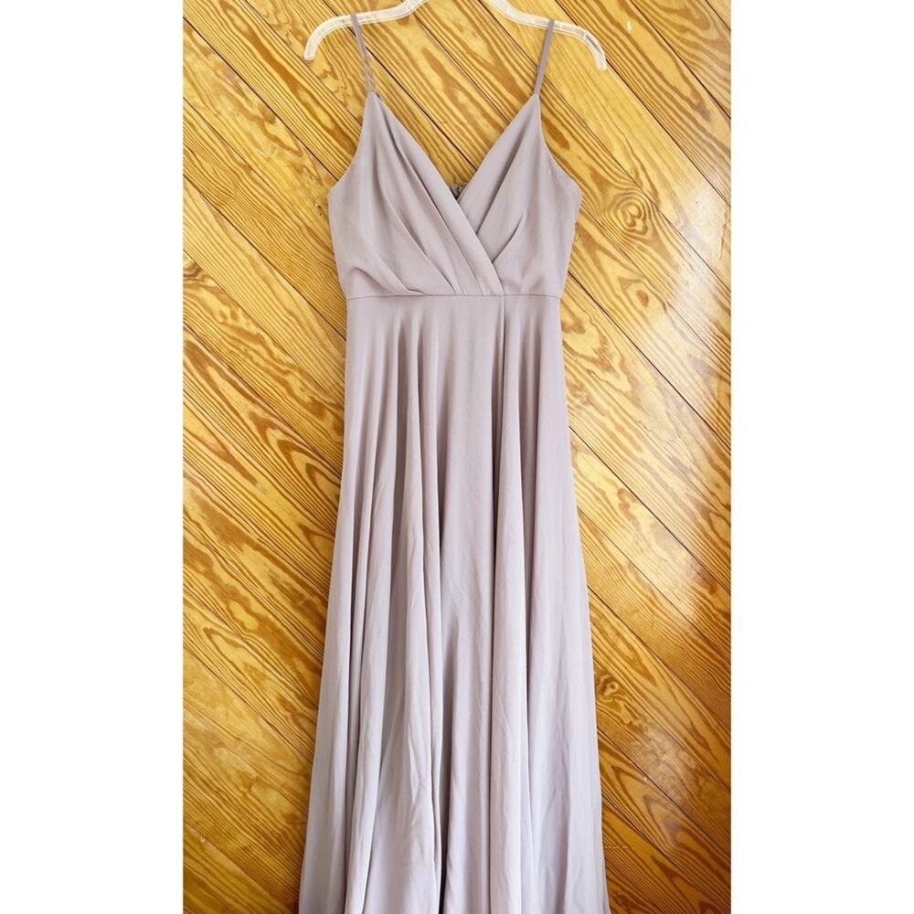 Elegant Mauve Evening Gown - Picture 6 of 12
